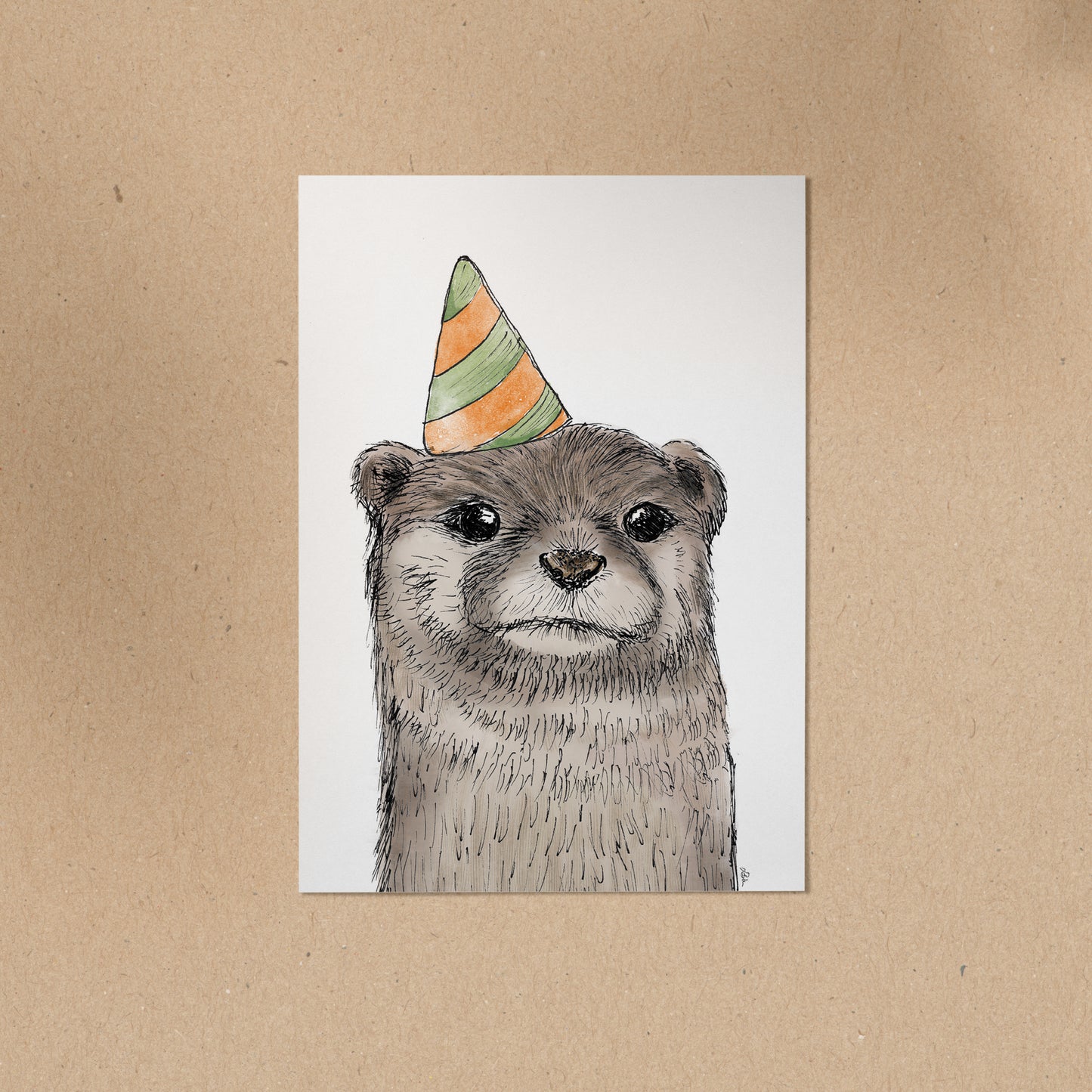 POSTKARTE | Otter Fiete - Party