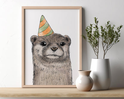 KUNSTDRUCK | Poster | Otter Fiete Party