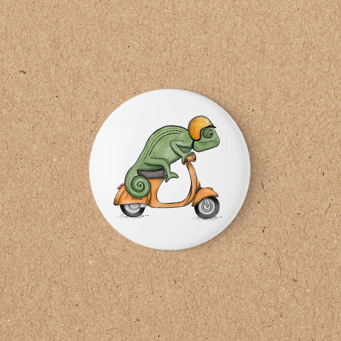 MAGNET | 56 mm | Chamäleon Pedro | Vespa