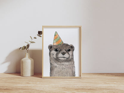 KUNSTDRUCK | Poster | Otter Fiete Party